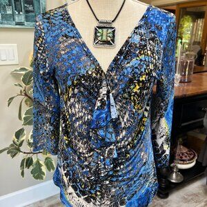 Super Soft & Fitted Max & Rina Ruffled Top/Blouse